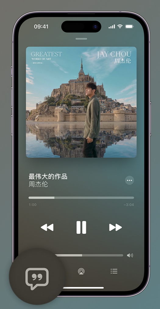 田家庵iphone维修分享如何在iPhone上使用Apple Music全新唱歌功能 